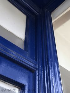 Window detailing in the recess