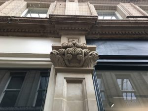 Reinstated pilaster capital