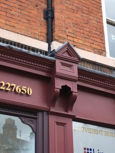 Pilaster and bracket